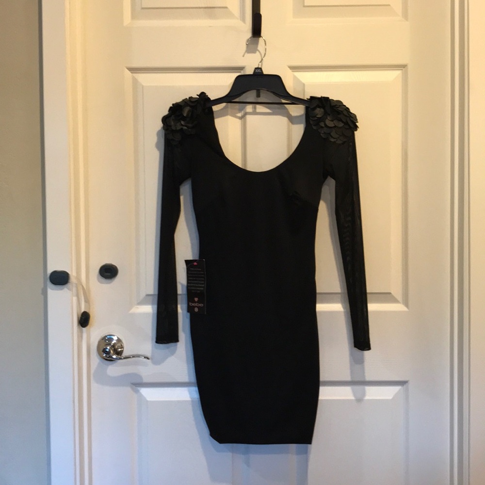 Black bebe dress in a size xs